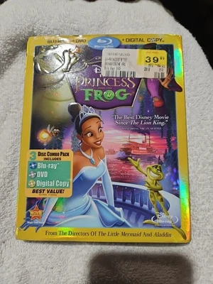 The Princess and the Frog Blu-ray and DVD with Digital Copy Disney New BB18 - Image 1 of 4