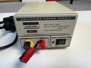 SHARMAN 5AMP - 7 AMP PRZEŁĄCZNIK PRZEPIĘCIOWY TRYB ZASILACZ CB RADIO HAM ZASILACZ PS-SM5 - Zdjęcie 1 z 5