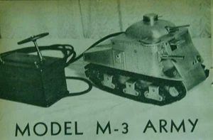 Tanque del Ejército M-3 *Incendios proyectiles de madera* 1942 Cómo construir PLANES línea de control - Imagen 1 de 2