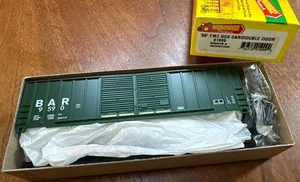 Roundhouse HO Kit #01999 50’ FMC Dbl Door Box Car Bangor & Aroostook BAR 9590 NY - Picture 1 of 5