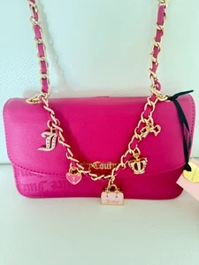 BOLSO BANDOLERA NUEVO CON ETIQUETAS JUICY COUTURE PRINCESA ENCANTO CON CARTERA TARTA FRAMBUESA - Imagen 1 de 5
