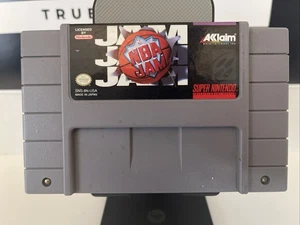 NBA Jam (Super Nintendo Entertainment System, 1994) (TESTED/WORKING) - Picture 1 of 7