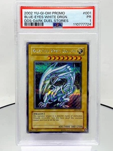 Blue-Eyes White Dragon - Unlimited - PSA 1 - Poor, English, Dark Duel Stories - Picture 1 of 2