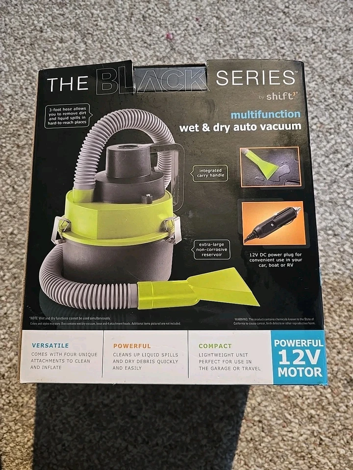 Shift3 Wet & Dry Auto Vacuum The Black Series Merchsource - Image 1 of 4