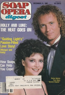 Soap Opera Digest Dec 21, 1982 EMMA SAMMS-TONY GEARY-MARCY WALKER-J WESLEY SHIPP - Image 1 of 4