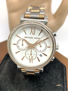 Reloj para mujer Michael Kors MK6558 Sofie cuarzo cronógrafo oro rosa acero 39 mm - Imagen 1 de 13