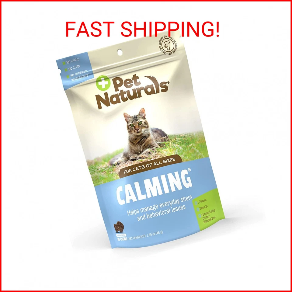 Pet Naturals Calming Chews for Cats, 30 Chews - Behavioral Support and Anxiety R - Image 1 of 2