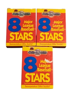 CollectABooks 8 Major League Baseball Stars 1991 Series Mini Booklets Lot 3 - Picture 1 of 3