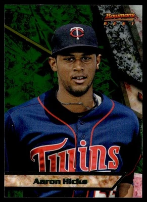 2011 Bowman Bowman's Best Prospects Aaron Hicks Beloit Snappers #BBP61 - Image 1 of 2