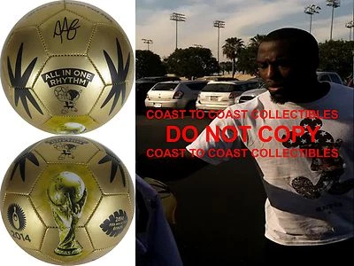 JOZY ALTIDORE, COPA DEL MUNDO 2014, EE. UU., FIRMADO, AUTOGRAFIADO, PELOTA DE FÚTBOL, CERTIFICADO DE AUTENTICIDAD, CON PRUEBA Foto 1 de 4