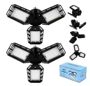 Strong Triburst Multi-Directional 8000 Lumen Super Bright LED Garage Light - Picture 1 of 12