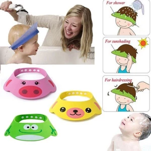 Toddler Kids Wash Hair Visor Caps Shampoo Bathing Shower Cap For Baby Hat_hH*eh - Picture 1 of 15