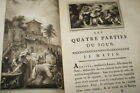LES QUATRE PARTIES DU JOUR-POEME-ZACHARIE-GRAVURES EISEN-1769-RELIE