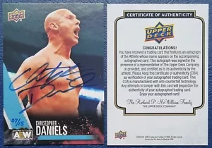 2022 AEW Christopher Daniels BUYBACK AUTO /15 Trading Card Upper Deck #74132 - Picture 1 of 2