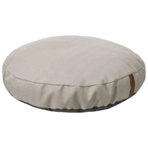 Rukka Pets Round Melange Fabric Beige Dog Bed - Picture 1 of 3