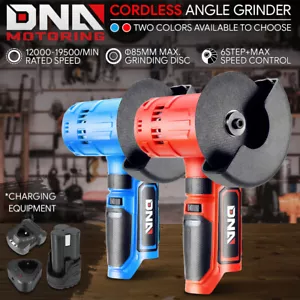 Molinilla angular inalámbrica de 12 V 85 mm disco de corte herramienta de corte de energía con batería + cargador - Imagen 1 de 10