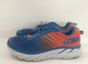 Hoka One One Clifton 6 1102872 Running Shoes, Men's Size 11 , Blue / Orange - Picture 1 of 12