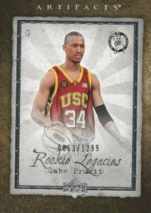 2007-08 Upper Deck Artifacts Gabe Pruitt RC #/1299 Boston Celtics - Picture 1 of 3