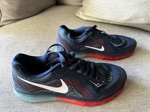 Nike Air Max Hombres Zapatos Tenis 621077-416 Azul Marino Rojo Talla 8.5 2014 - Imagen 1 de 12