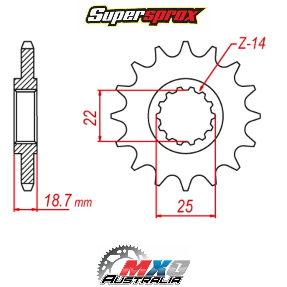 Supersprox Front Sprocket 15T for Ducati 1200 MULTISTRADA S 2015-2017 >530 - Image 1 of 1