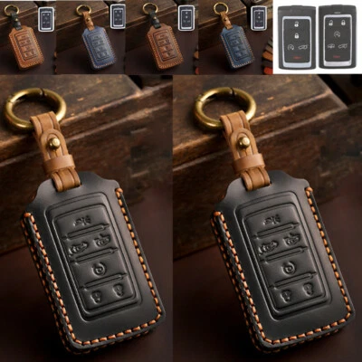 Key Fob Chain For Jeep Grand Cherokee L Wagoneer Accessories Cover Case Ring US - Image 1 of 4