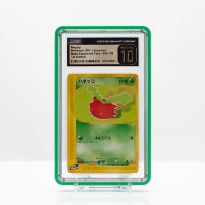 Pokemon Hoppip #002 Expedition Japanese Base Expansion 1st Ed CGC 10 Pristine - Image 1 of 4