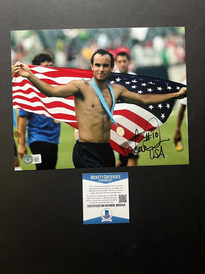 兰登·多诺万亲笔签名签名美国足球传奇 8 x 10 照片贝克特·巴斯 可口可乐 — 第 1/1 张图片