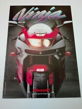 Prospectus Catalogue Brochure Motos Kawasaki 900 Ninja 1994