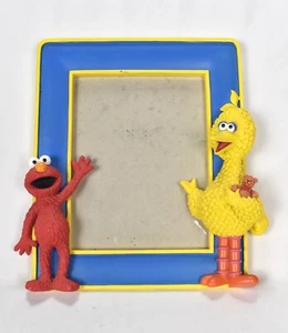 Sesame Street Big Bird & Elmo Picture Frame 10x9 RARE Sesame Workshop - Picture 1 of 7