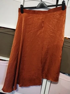 George Asymmetric Rust Skirt Size UK 20 - Picture 1 of 4