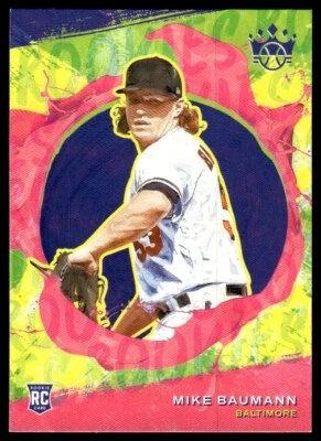 2022 Panini Diamond Kings Mike Baumann Rookie Baltimore Orioles #151 R122 - Image 1 of 2