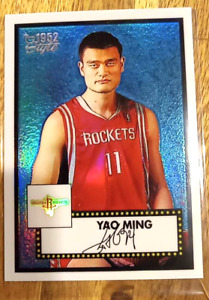 2005 Topps Chrome 1952 Style #88 Yao Ming Chrome Refractor Hall Of Fame #/299
