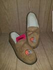 Forever Collectibles NFL NEW Cleveland Browns Mens Moccasins Slippers Men's S