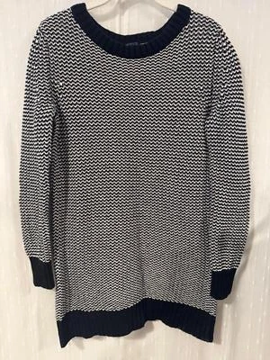 GAP SIZE XS MATERNITY SWEATER SIDE ZIPPERS HERRINGBONE KNIT 100% COTTON - Image 1 of 4