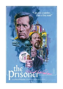 The Prisoner 1 Patrick McGoohan A4 reproduction autograph poster choice of frame - Imagen 1 de 6