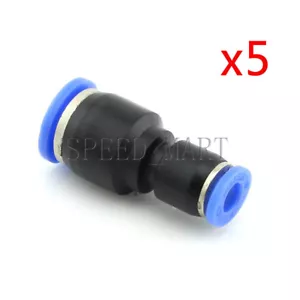 5 Stück 10 mm bis 6 mm Luft Druckluft Rohr Schnellverschluss Verbinder Kupplung Fitting - Bild 1 von 4