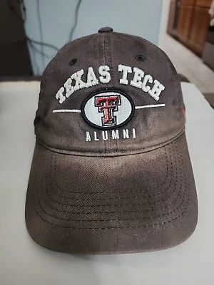 TEXAS TECH ALUMNI Light Black Strapback Cap Zephyr Hat - Image 1 of 4