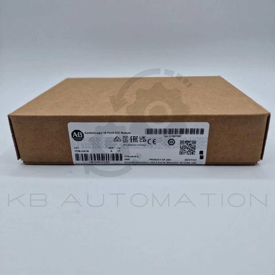 Allen-Bradley 1756-OA16 OUTPUT MODULE 16POINT 74-265VAC CONTROLLOGIX 20PIN