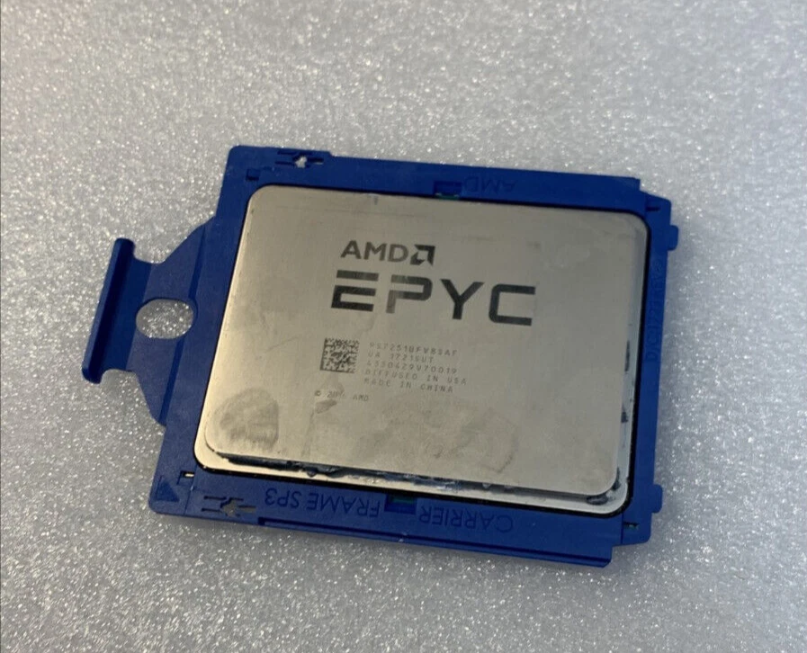 PS7251BFV8SAF AMD EPYC 7251 8-Core 2.10GHz 32MB 120W SP3 Processor - Image 1 of 1