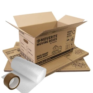 20 x NEW X-LARGE MOVING HOUSE BOXES KIT Cardboard Removal Packing Box Boxes 24HR - Picture 1 of 8