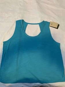 Nike Yoga Dri Fit Training Tank Size 2X Sleeveless Quick Dry Fabric Teal - Picture 1 of 2