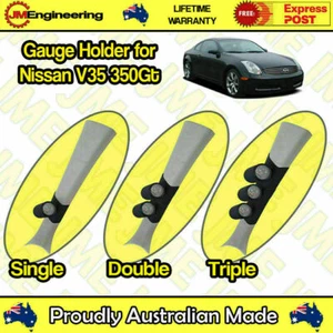 Gauge Holder for Nissan V35 G35 350gt Skyline  Pillar Gauge Pod 52mm 60mm - Bild 1 von 3