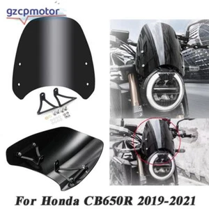 Fairing Windshield Wind Deflector Headlight Windscreen For Honda CB650R 2019-21 - Picture 1 of 13