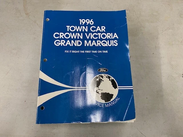 Ford Crown Victoria Lincon 1996 Town Car Mercury Grand Marquis libro de servicio SKU2 Foto 1 de 1