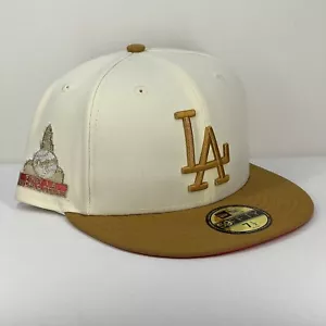 LOS ANGELES DODGERS FIRST LA WORLD SERIES WS PATCH SP NEW ERA 59FIFTY FITTED HAT - Picture 1 of 8