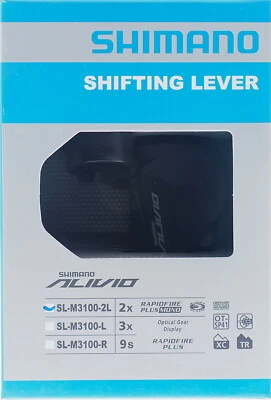 Shimano Alivio SL-M3100-L Left Shift Lever 2 Speed, RapidFire Plus, NIB - Image 1 of 2