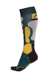 SKIING MSK-02 DKL. GRÜN/GELB/GRAU - Bild 1 von 1