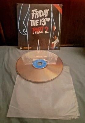 Friday The 13th Part 2 LaserDisc Paramount Jason Voorhees Slasher Horror 1981 - Imagem 1 de 4