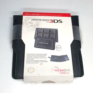 Rocketfish Gaming Nintendo 3DS Carry All Folio Case hält Konsole Adapter Spiele - Bild 1 von 8