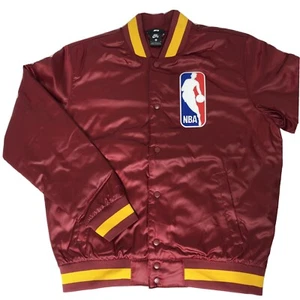 Nike SB x NBA Satin Bomber Jacket AH3392-677 Men's Sz M & L Cardinal Red - Picture 1 of 6